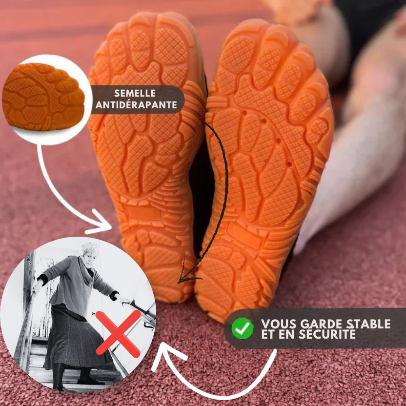 Pulméor™ Chaussures Pieds Douloureux Antidérapantes
