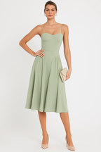 Isabel - Corset Midi Dress