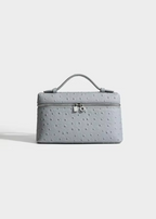 Isabella - Ostrich-Leather Sling Clutch