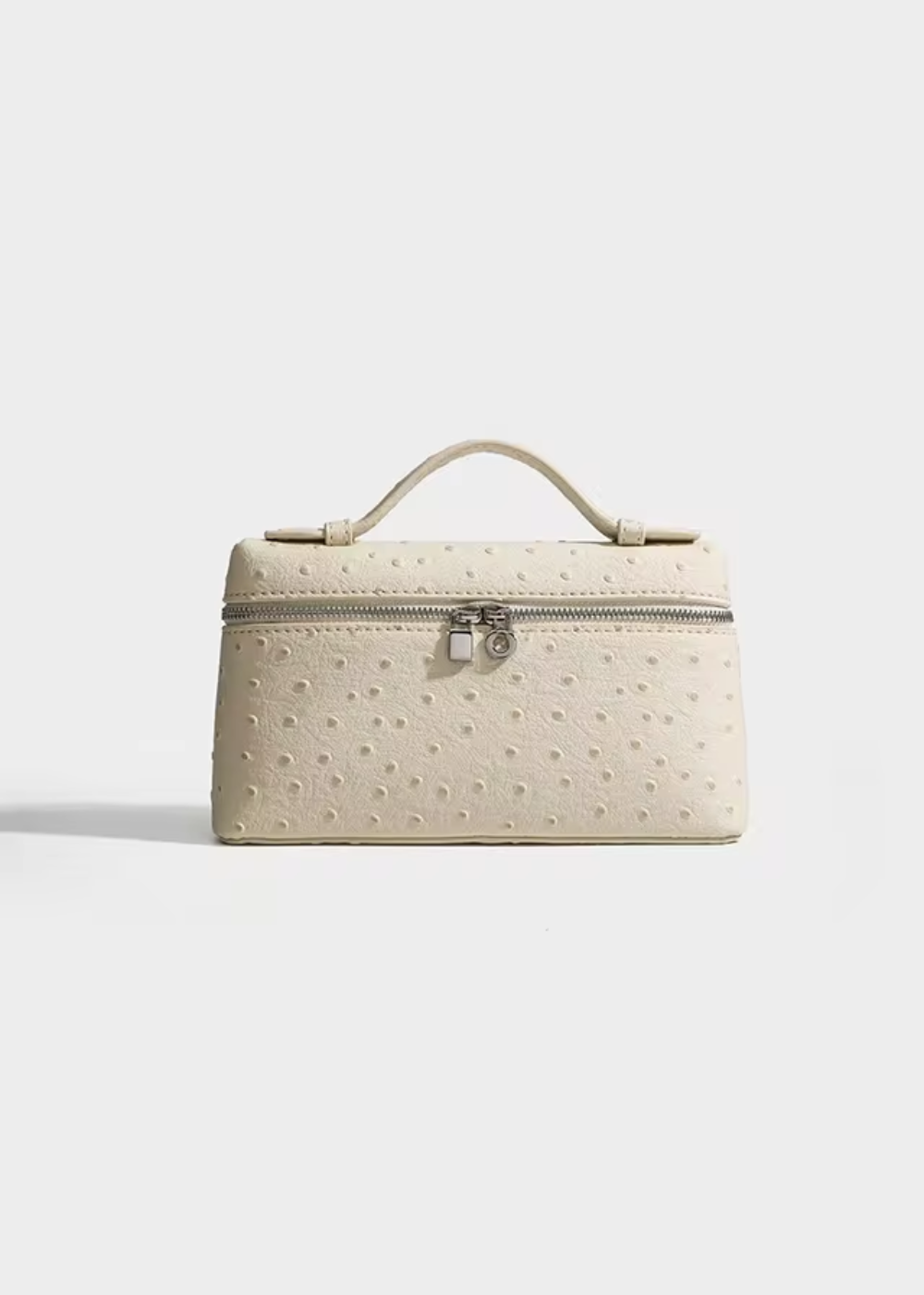 Isabella - Ostrich-Leather Sling Clutch