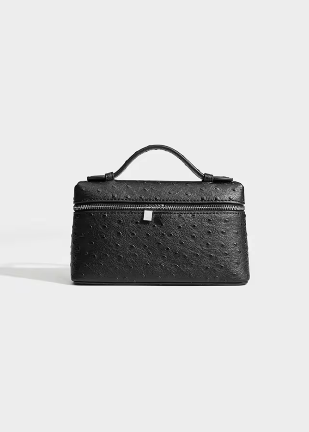 Isabella - Ostrich-Leather Sling Clutch