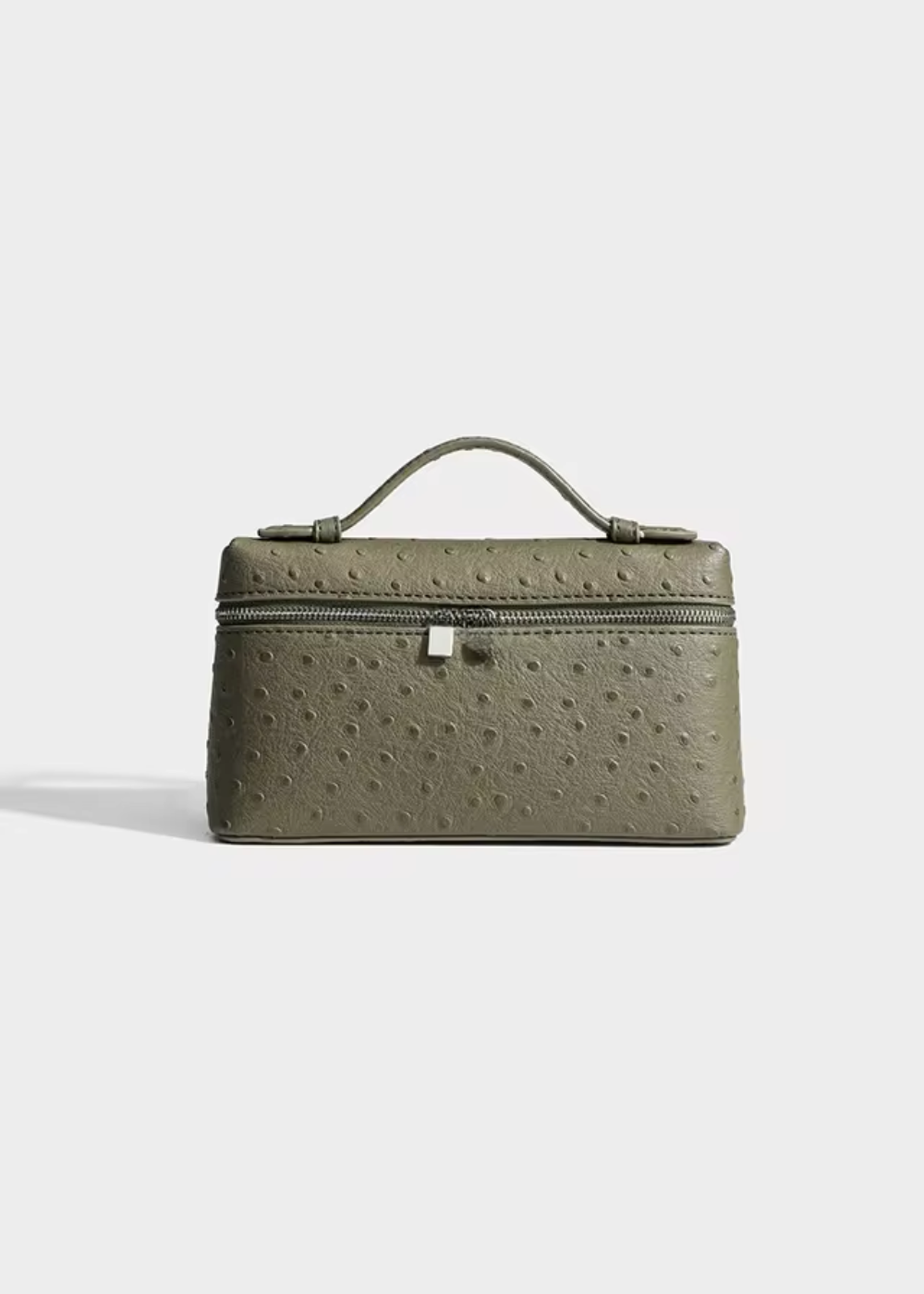 Isabella - Ostrich-Leather Sling Clutch