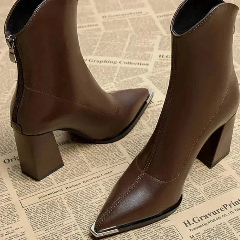 Hope — Chrome-Toe Chelsea Boots