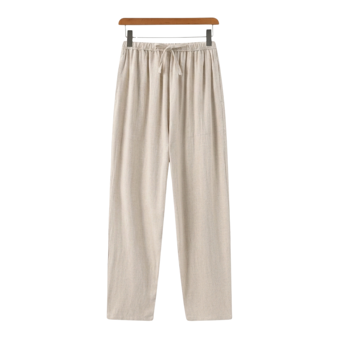 Fez - Linen Trousers (Oversize Fit)