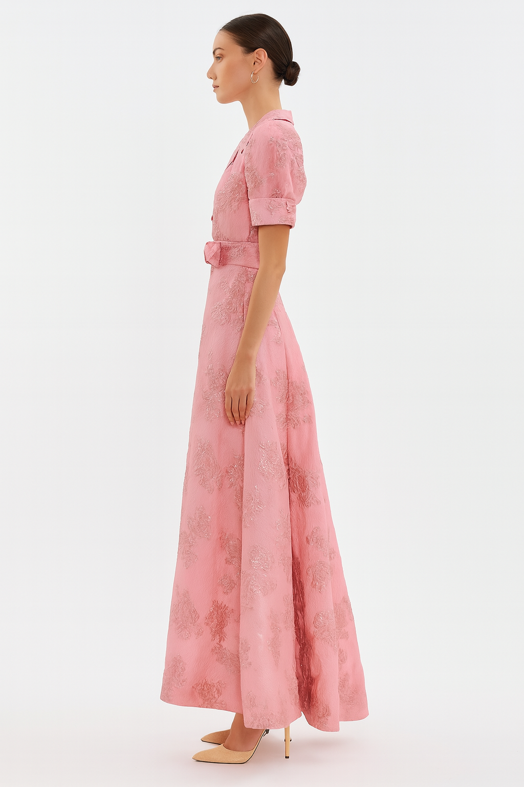 Madeline - Dress with Short Puff Sleeves
