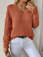 Jemma — V-Neck Cut-Out Jumper