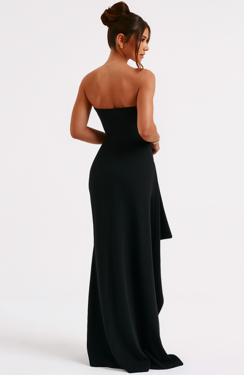 Scarlette — Twisted Off-Shoulder Maxi Dress