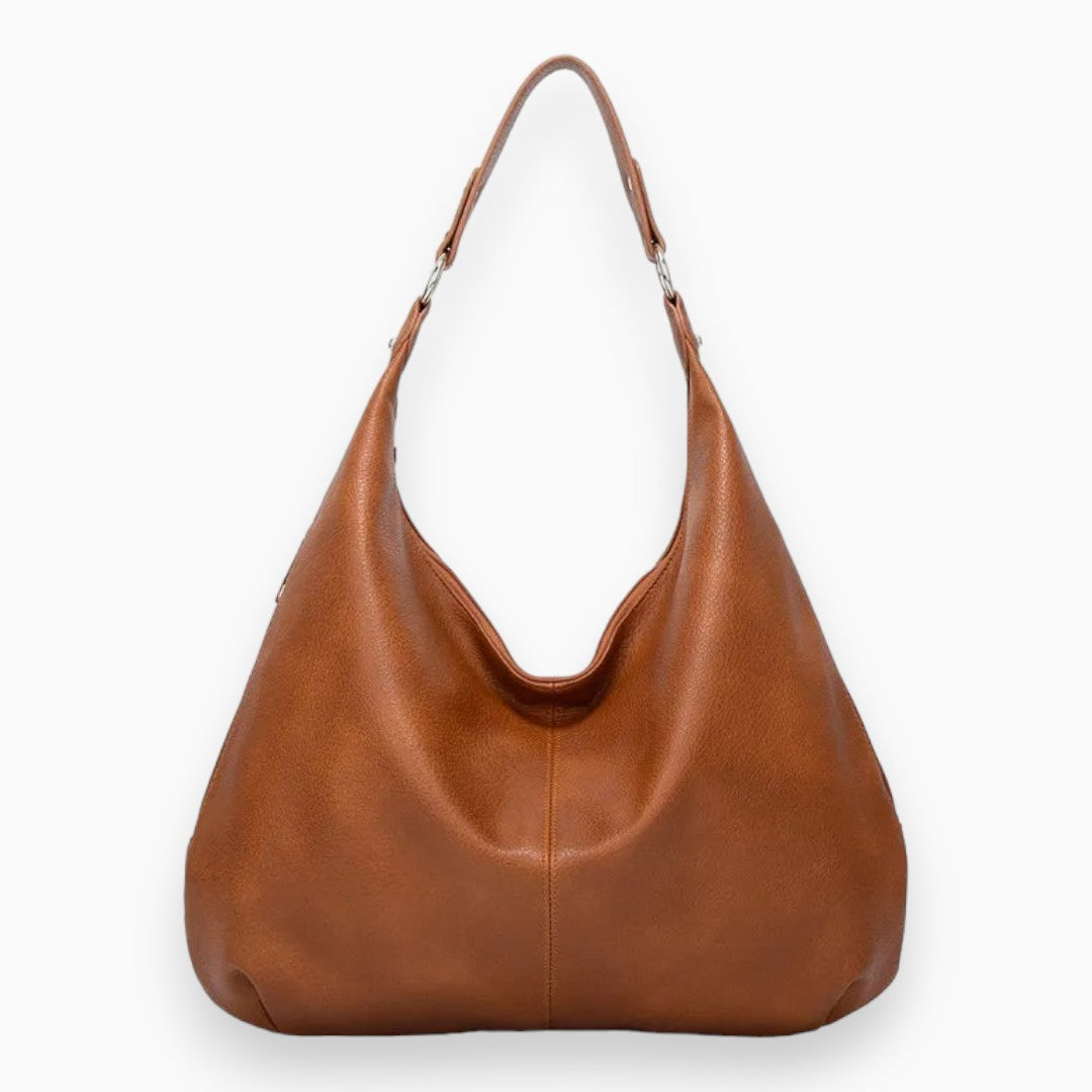 Faye - Casual Leather Hobo Bag