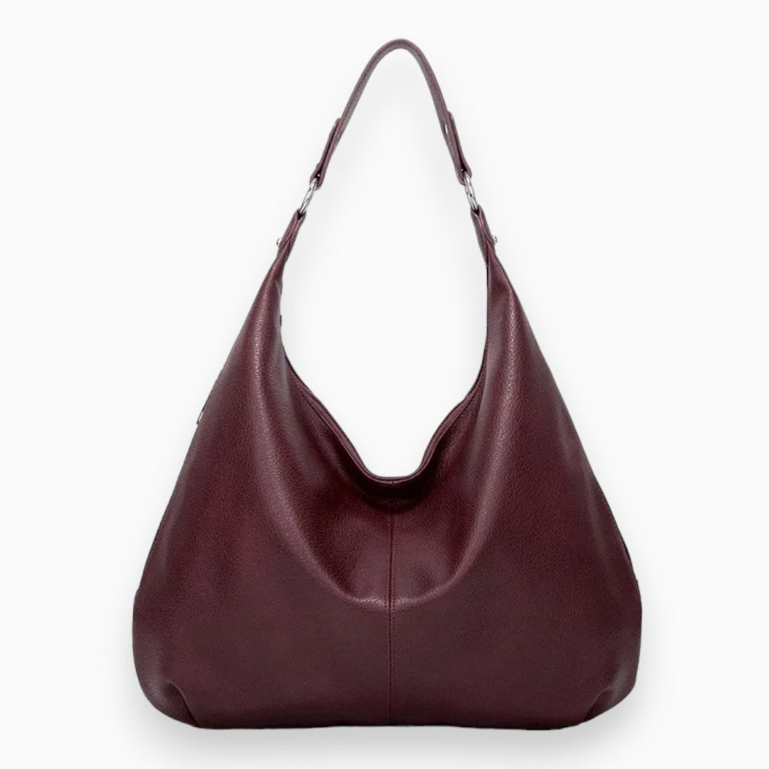 Faye - Casual Leather Hobo Bag