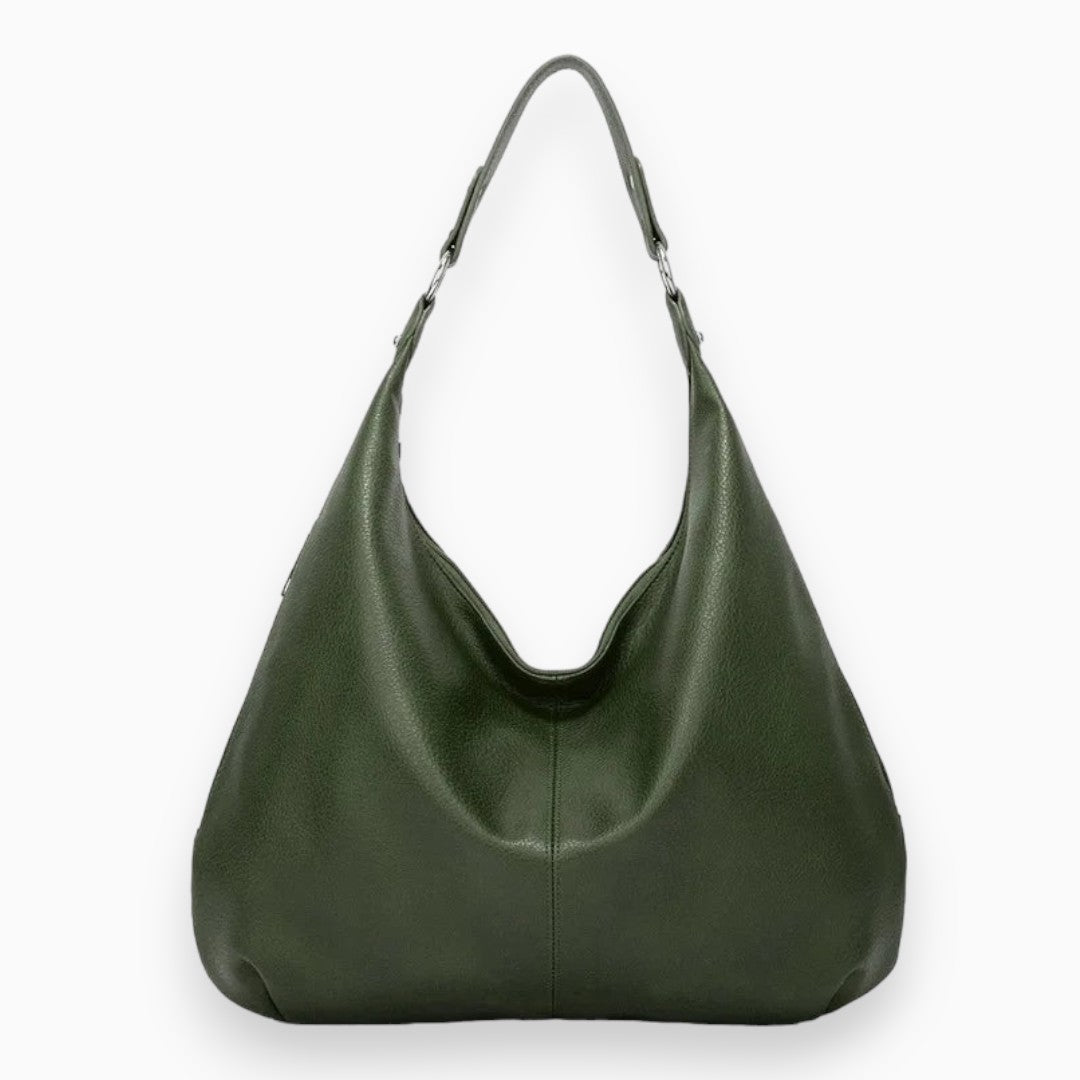 Faye - Casual Leather Hobo Bag