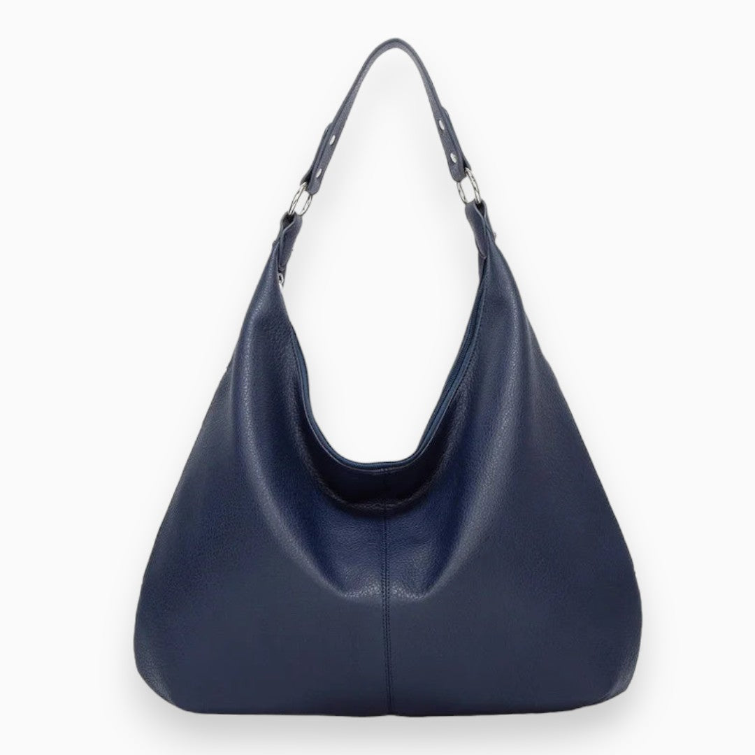 Faye - Casual Leather Hobo Bag