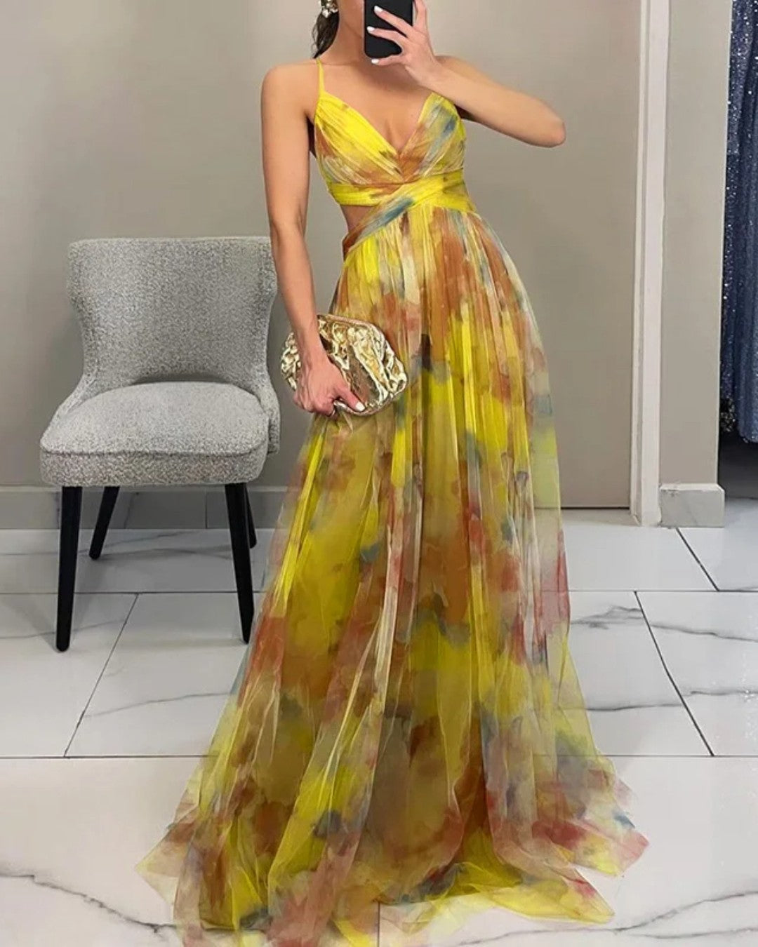 Esther — Floral Maxi Dress