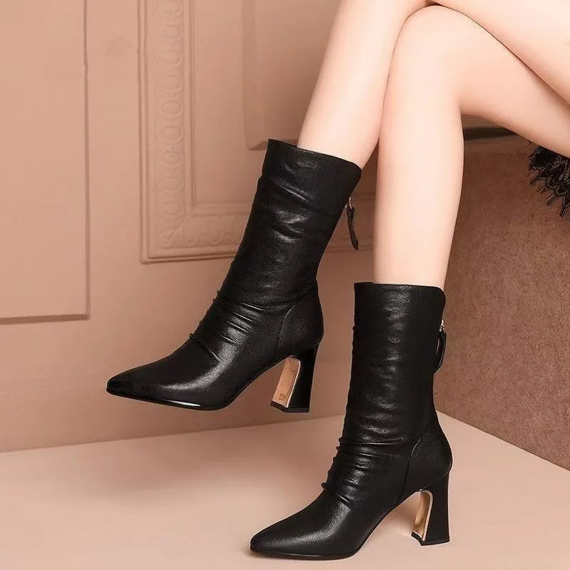 Jasmine — Stylish Heeled Ankle Boots