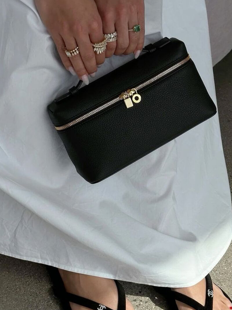 Ava - Faux-Leather Shoulder Bag