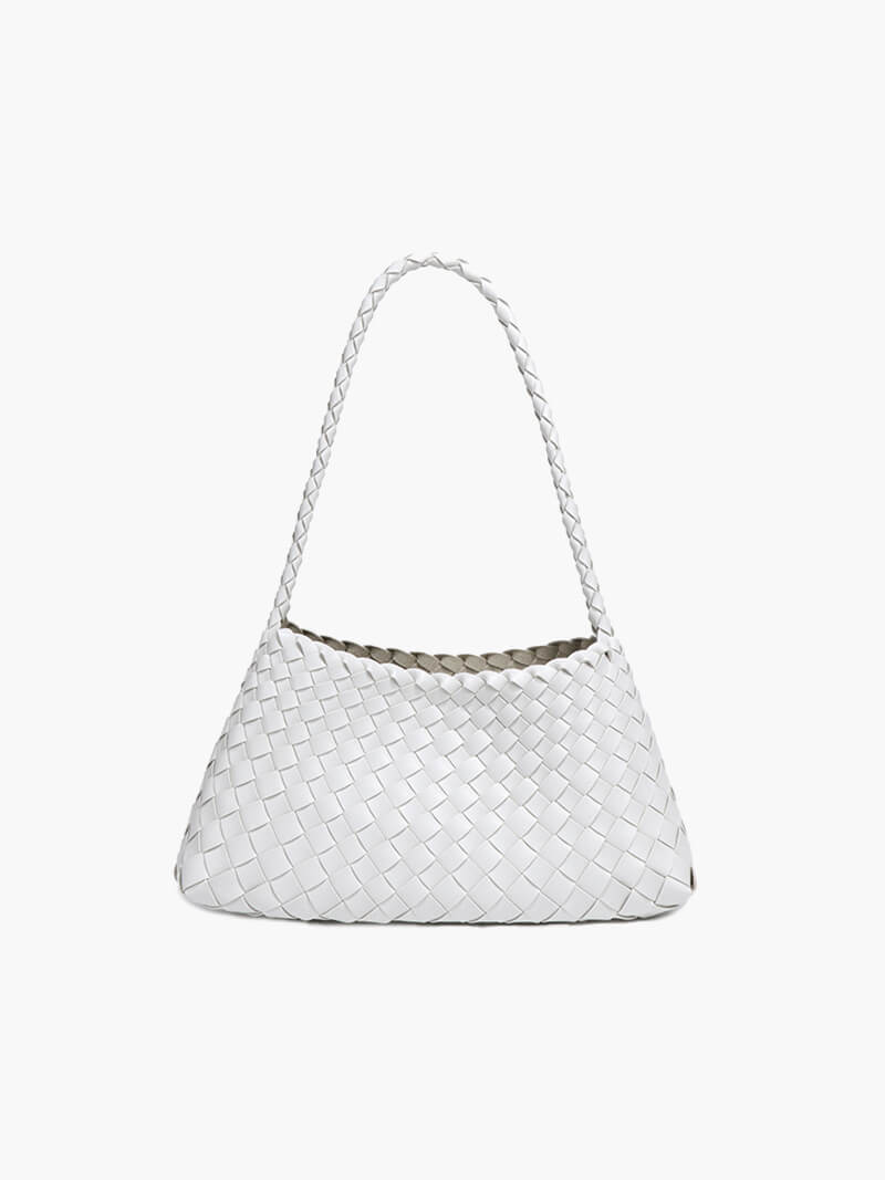 Aira - Braided Faux-Leather Bag