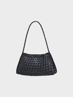 Aira - Braided Faux-Leather Bag