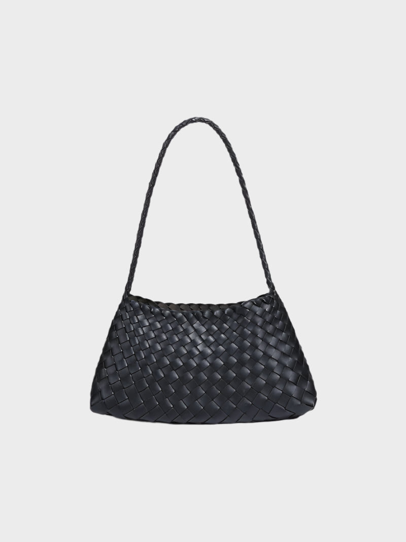 Aira - Braided Faux-Leather Bag