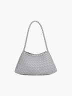 Aira - Braided Faux-Leather Bag