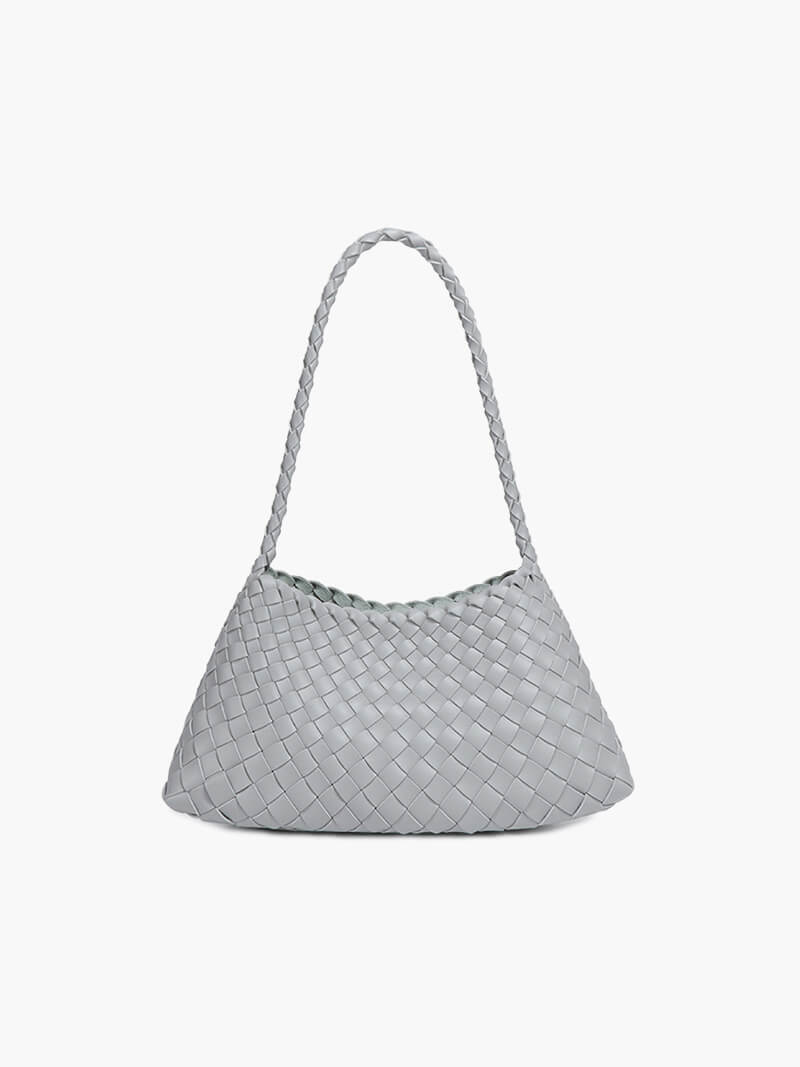 Aira - Braided Faux-Leather Bag