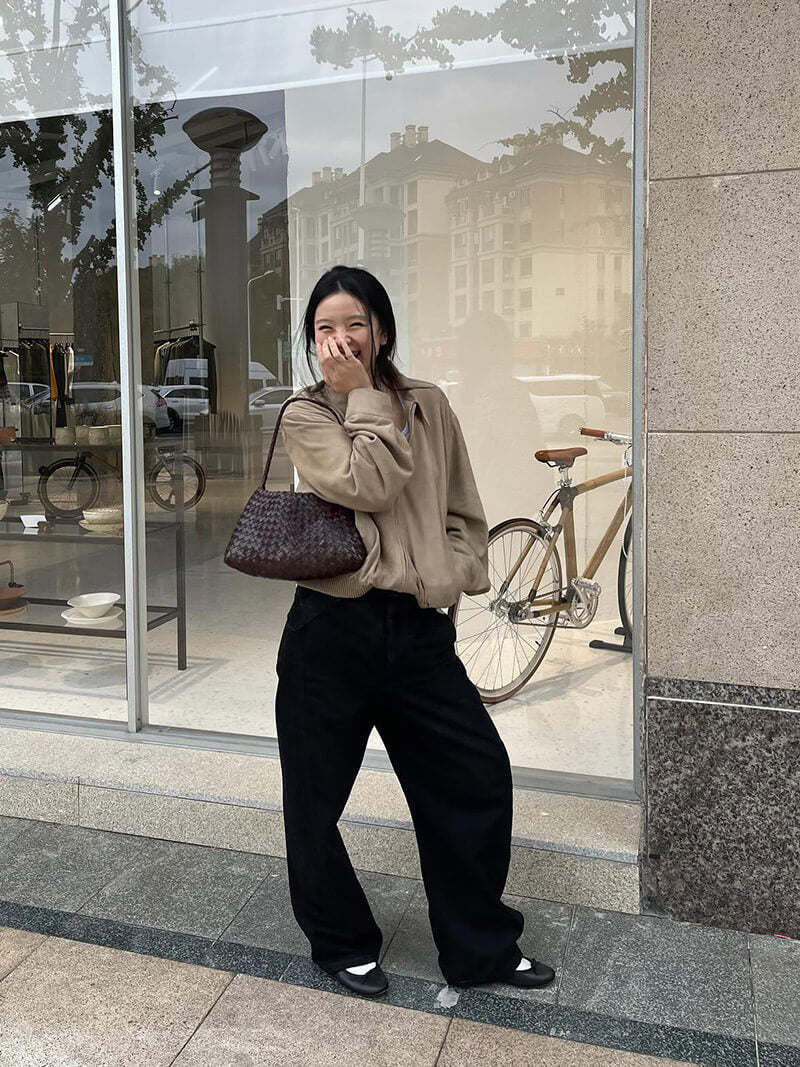 Aira - Braided Faux-Leather Bag