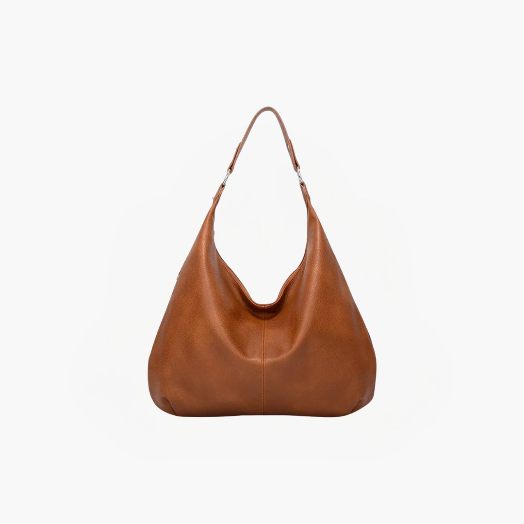 Faye - Casual Leather Hobo Bag