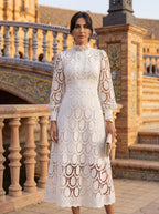 Capricornio — Lace Midi Dress