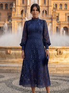 Capricornio — Lace Midi Dress