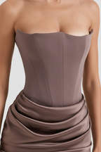 Vera - Elegant Strapless Maxi Dress
