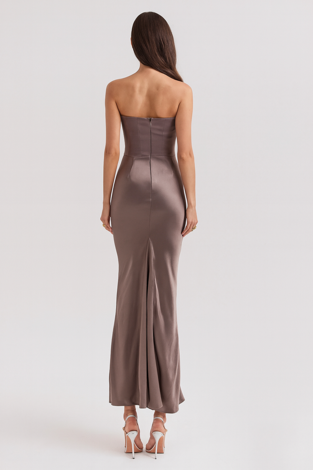Vera - Elegant Strapless Maxi Dress