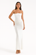 Vera - Elegant Strapless Maxi Dress