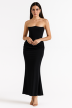 Vera - Elegant Strapless Maxi Dress
