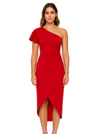 Alice - One-Shoulder Dress with Ruffle