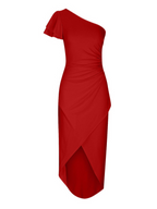 Alice - One-Shoulder Dress with Ruffle