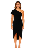 Alice - One-Shoulder Dress with Ruffle