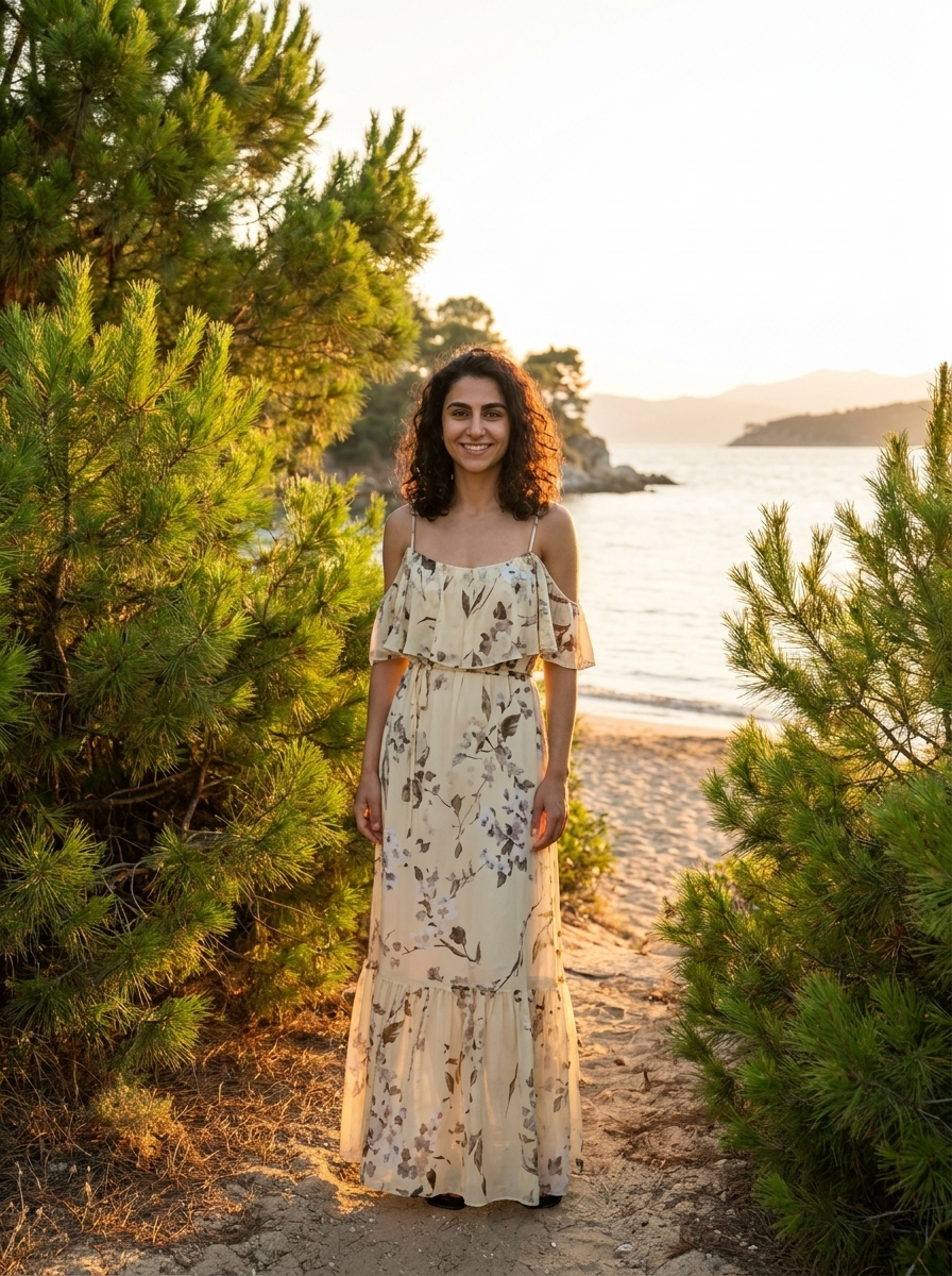 Robe Skiathos — Florale