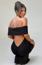 Serena — Elegant Backless Maxi Dress