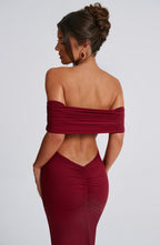 Serena — Elegant Backless Maxi Dress