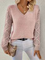 Jemma — V-Neck Cut-Out Jumper