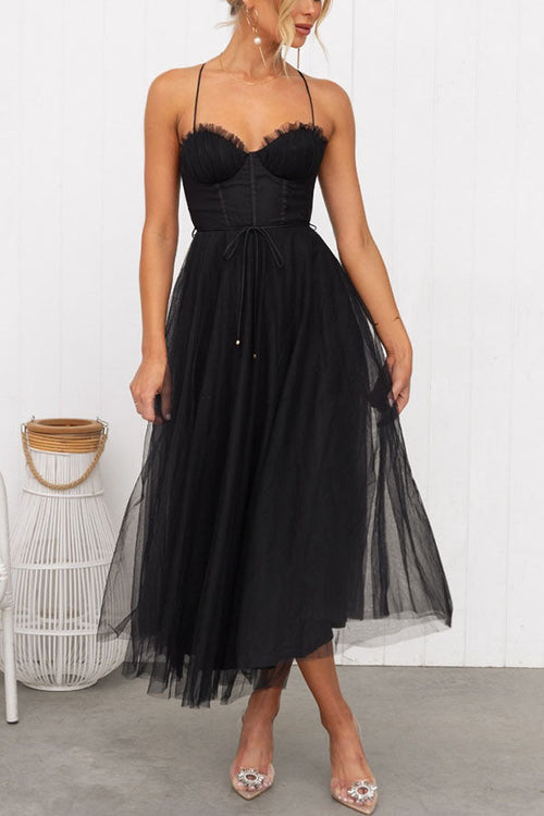 Agatha - Sleeveless Flowing Maxi Dress