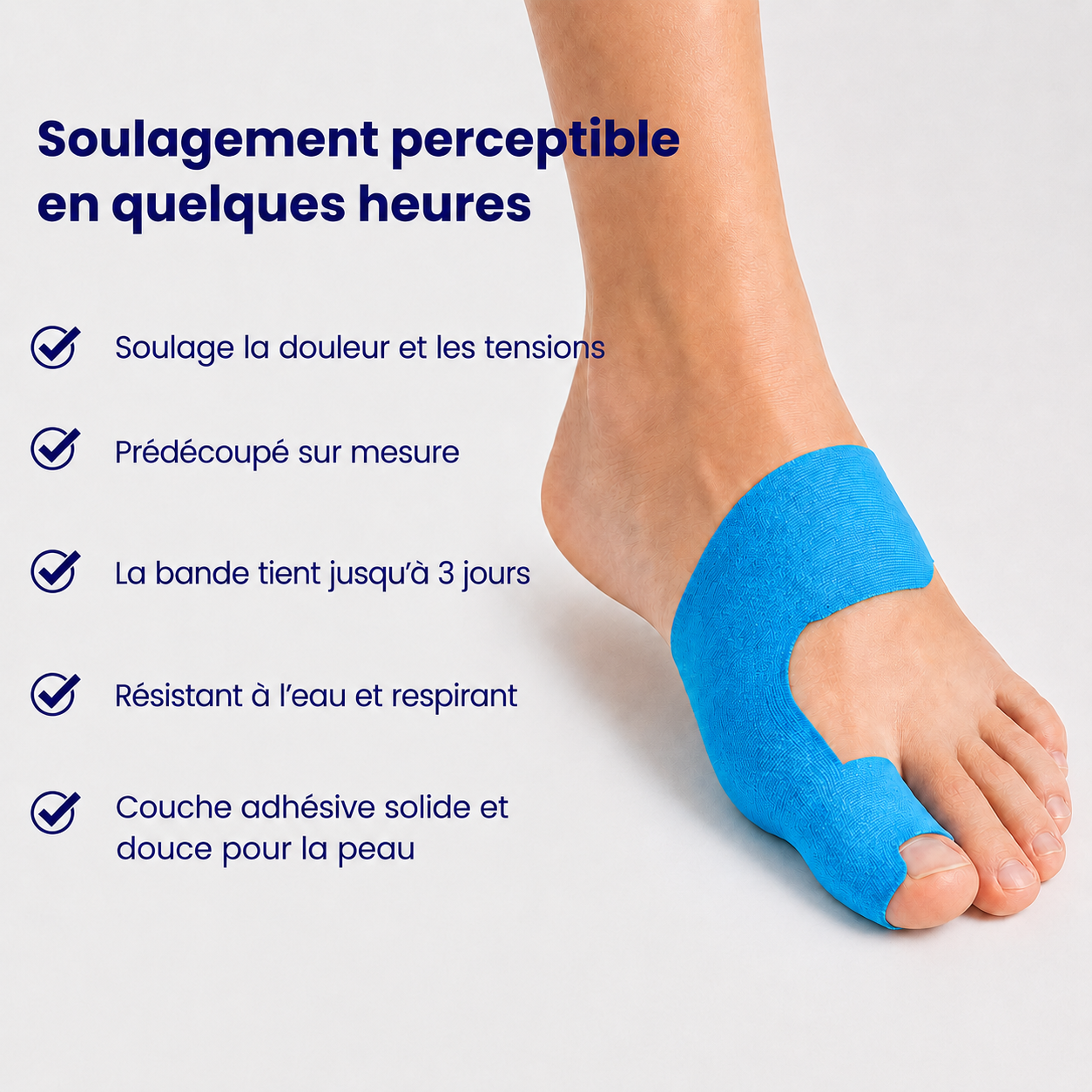 TAPEX™ – Bande de kinésiologie pour Hallux Valgus