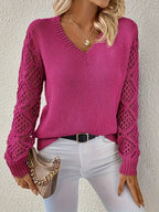 Jemma — V-Neck Cut-Out Jumper