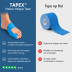 TAPEX™ – Kinesiotape voor Hallux Valgus