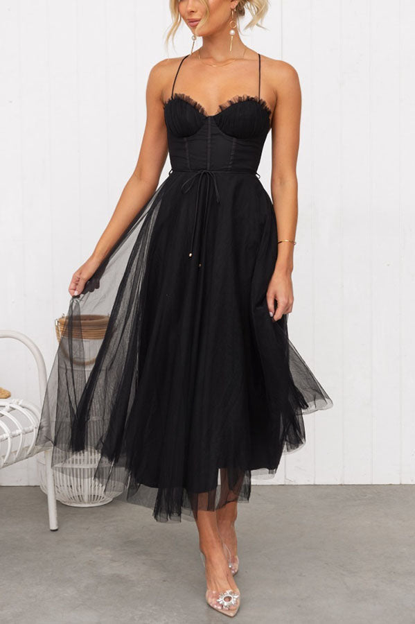 Agatha - Sleeveless Flowing Maxi Dress