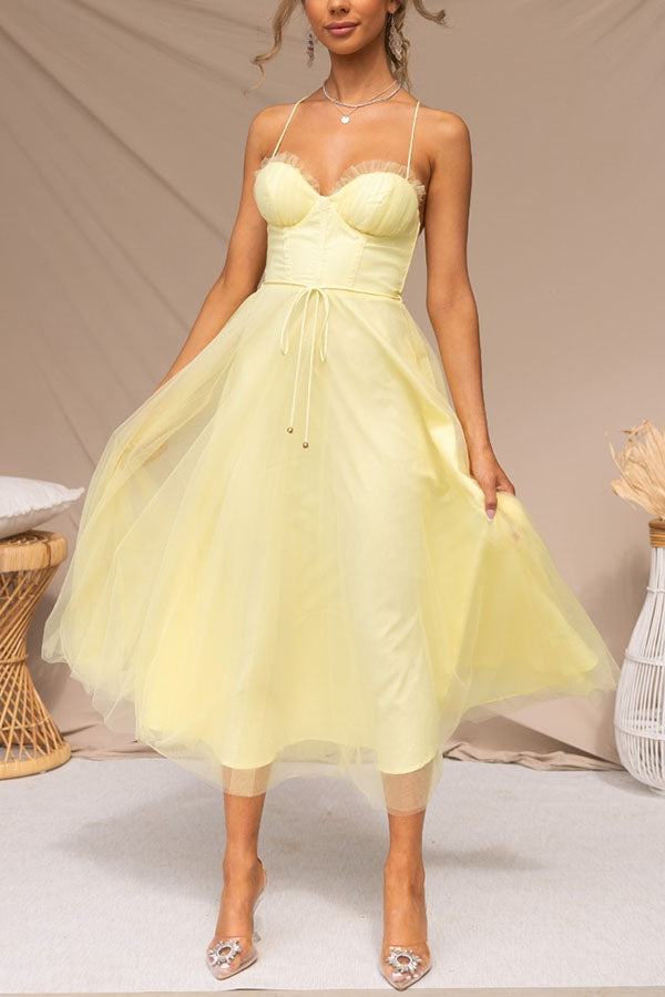 Agatha - Sleeveless Flowing Maxi Dress