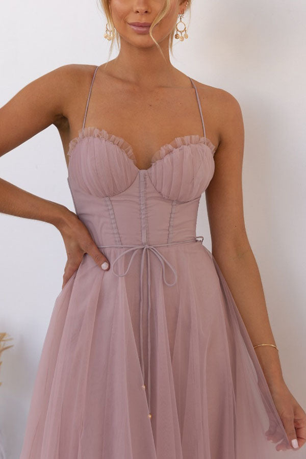 Agatha - Sleeveless Flowing Maxi Dress