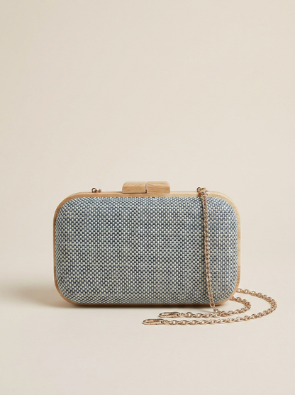 Pochette en Osier Tressé