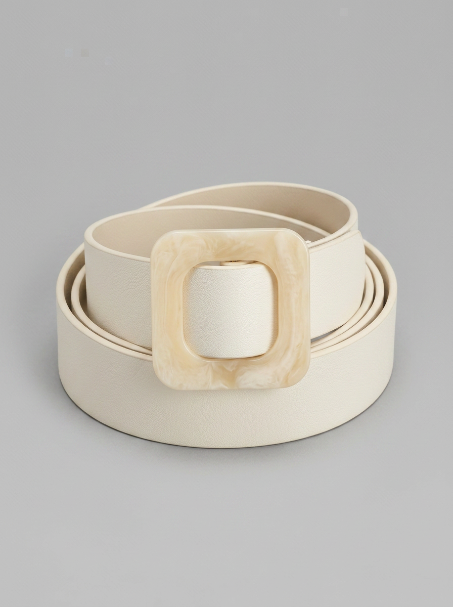 Ceinture Large — Boucle Écaille