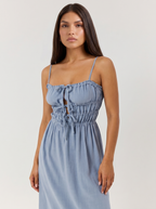 Sukienka Sienna powder blue - bok