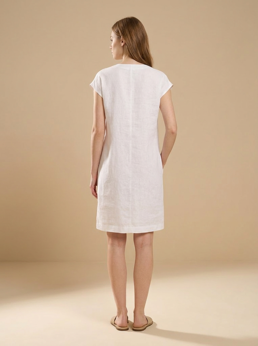 Dori Lniana Biała - back
