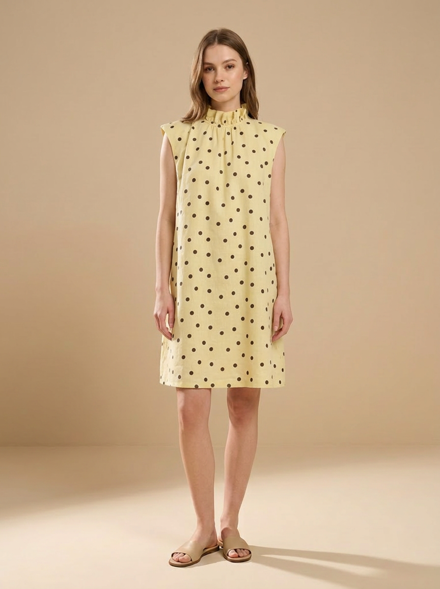 Polka Maślana Lniana - front